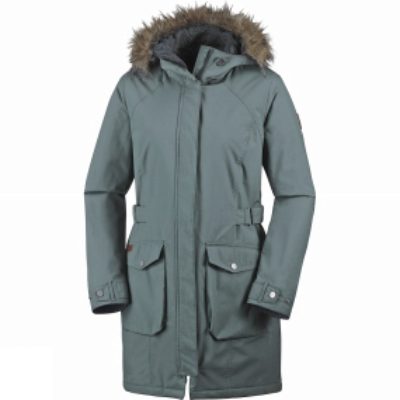 Columbia Womens Grandeur Peak Long Jacket Pond